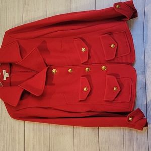 Joan Rivers Red Blazer - Size Med